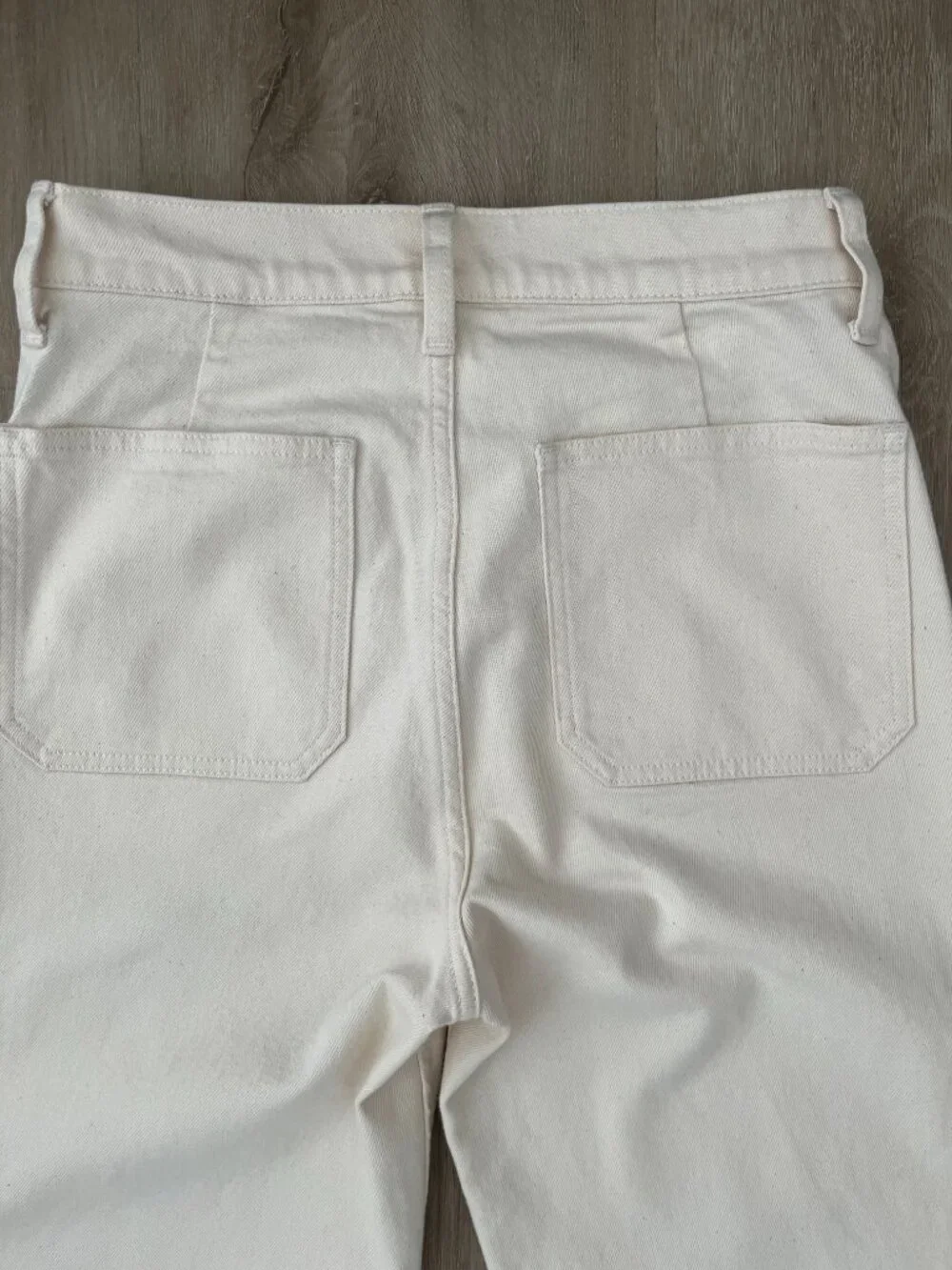 J. Crew Sailor Denim Trouser Ecru Size 28R NWOT